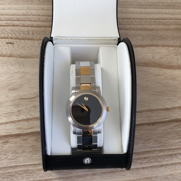 Movado Venturi Quartz Watch Men’s Like New - Picture 3 of 8